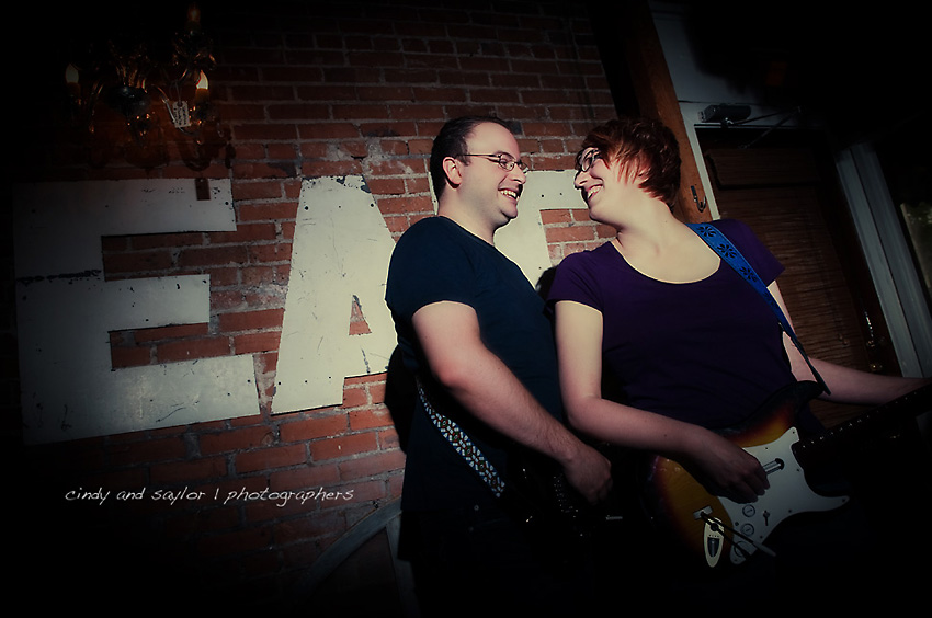 Rock and Roll engagement session by Dallas Wedding Photographers Cindy and Saylor Mills