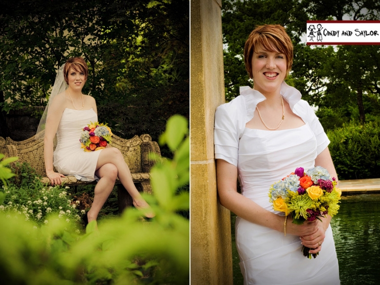 Bridal Portraits at Dallas Arboretum by DFW Wedding Photographer Cindy Mills