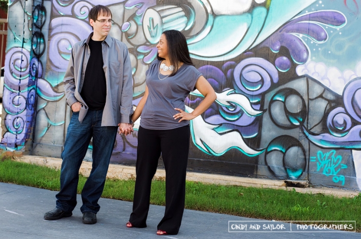 deep ellum engagement session by Dallas Wedding Photographers Cindy and Saylor Mills