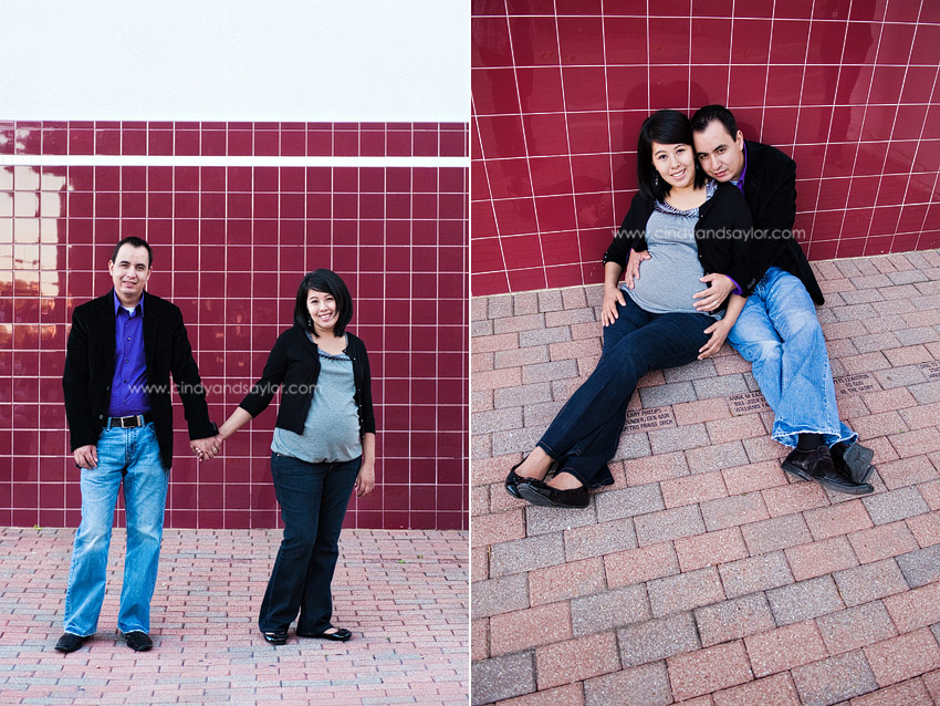 mariachristianmaternity-213 Maternity photos at Historic Downtown Grapevien by Plano Photographers Cindy and Saylor