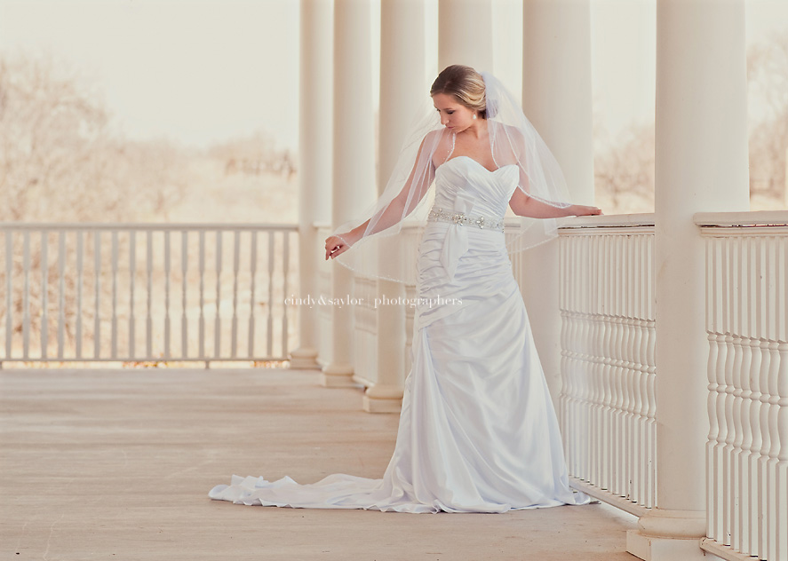themilestonebridal_9 southern bridal portrait taken at The Mileston in Denton by Plano Wedding Photographers Cindy and Saylor