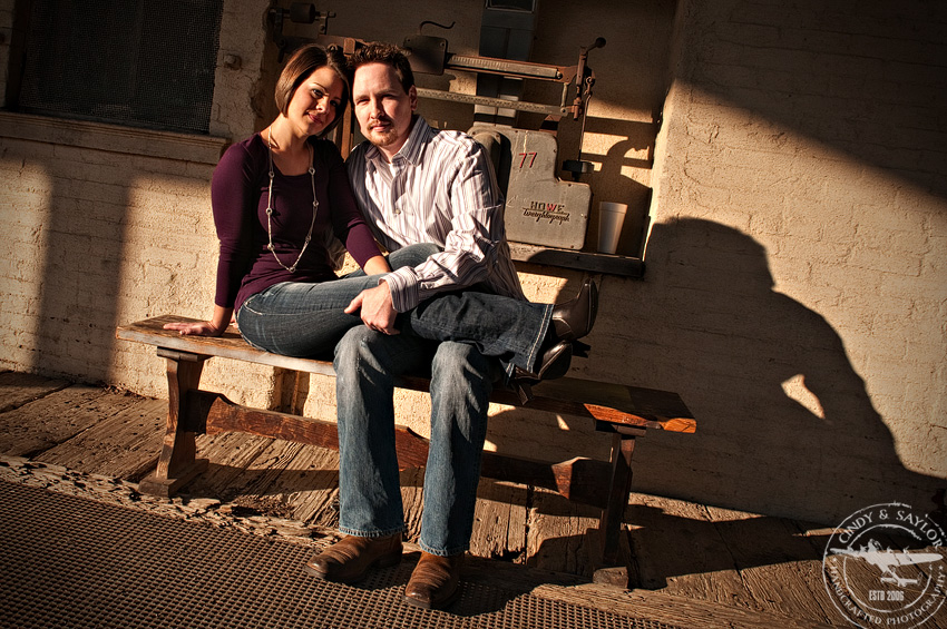 seanandtrisha-166 rustic warehouse dock engagement photos in texas