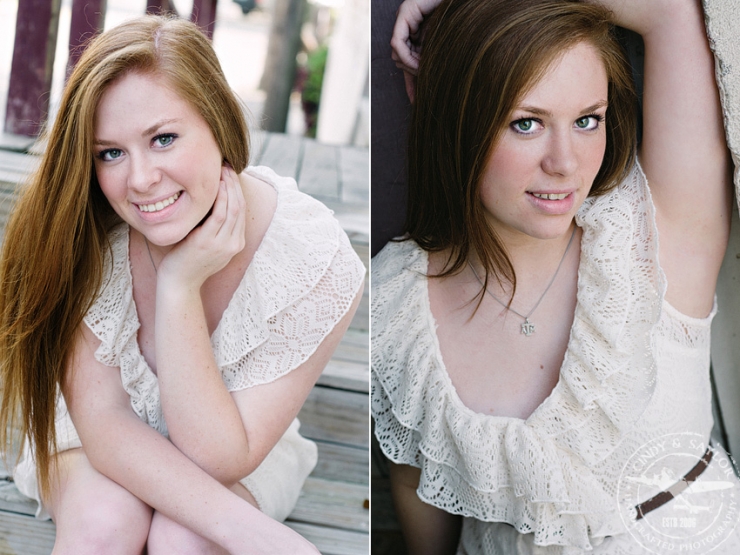 senior girl in a white lace dress and cowboy boots in downtown mckinney texas