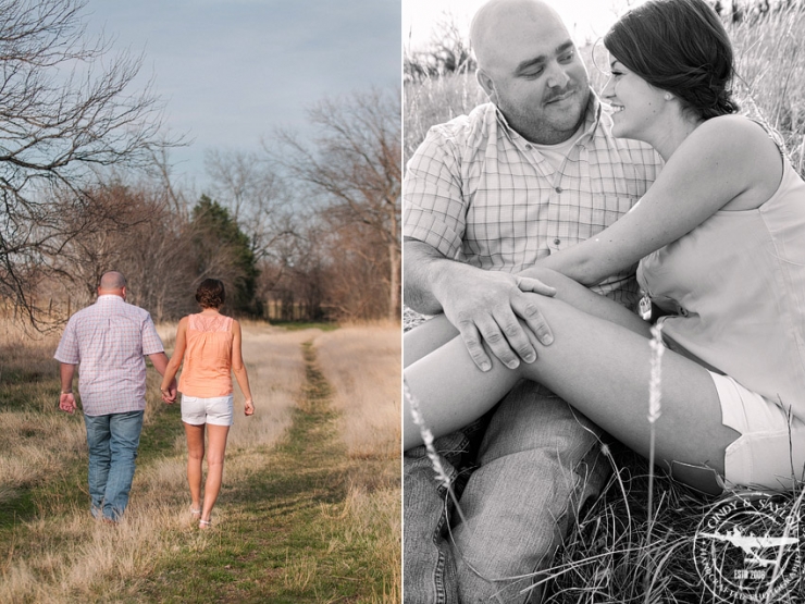 country engagement session in kaufman texas