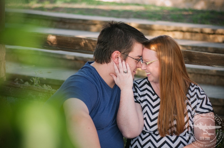 engagement session at arbor hills nature preserve in plano tx