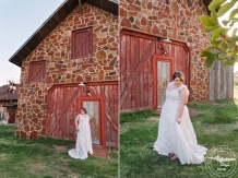 rustic bridal session bride is wearing her grandmothers dress in frisco texas