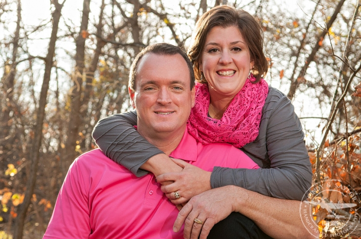 pink and grey plano family portraits at arbor hills nature preserve