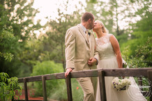 bride and groom portraits at Clark Gardens Wedding photos by Cindy & Saylor Photographers