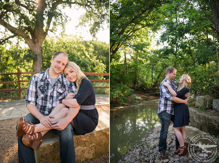 engagement session at arbor hills nature preserve in plano texas photos by cindy and saylor photographers