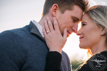 white rock lake sunset engagement session | photos by cindy and saylor