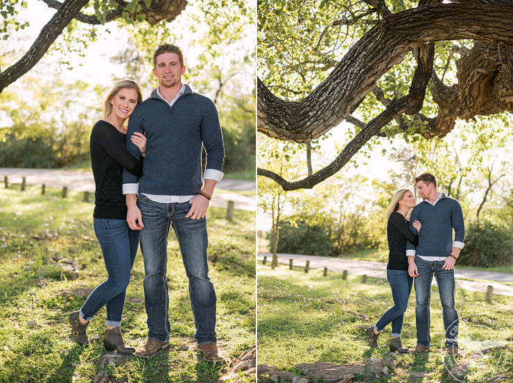 white rock lake sunset engagement session | photos by cindy and saylor